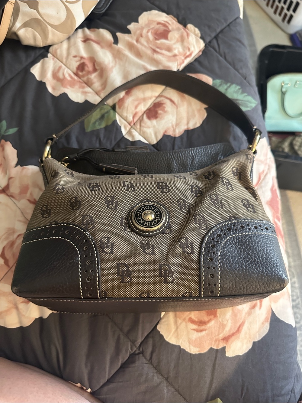 Dooney & Bourke Small Canvas Hobo Beautiful